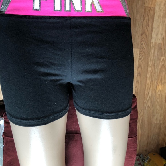 Pink victoria secret yoga shorts for women - Picture 2 of 7